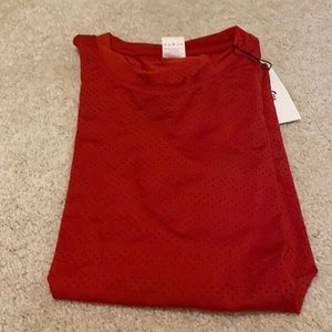 ZYIA red long sleeve tee never wore. Smoke-free